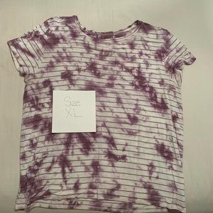 Purple Tie Dye American Eagle top